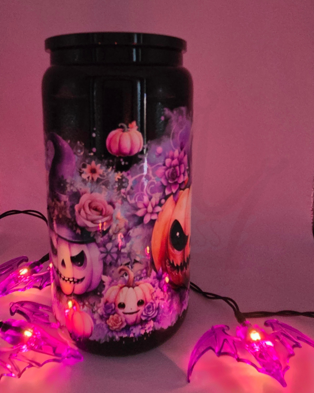 'Pumpkin Trio' 16oz Libby Glass