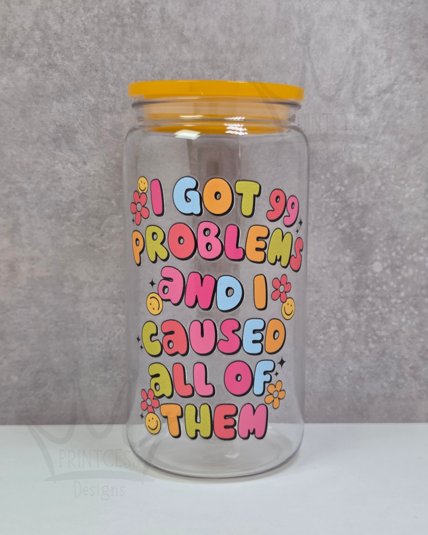 'I Got 99 Problems' Plastic Libby