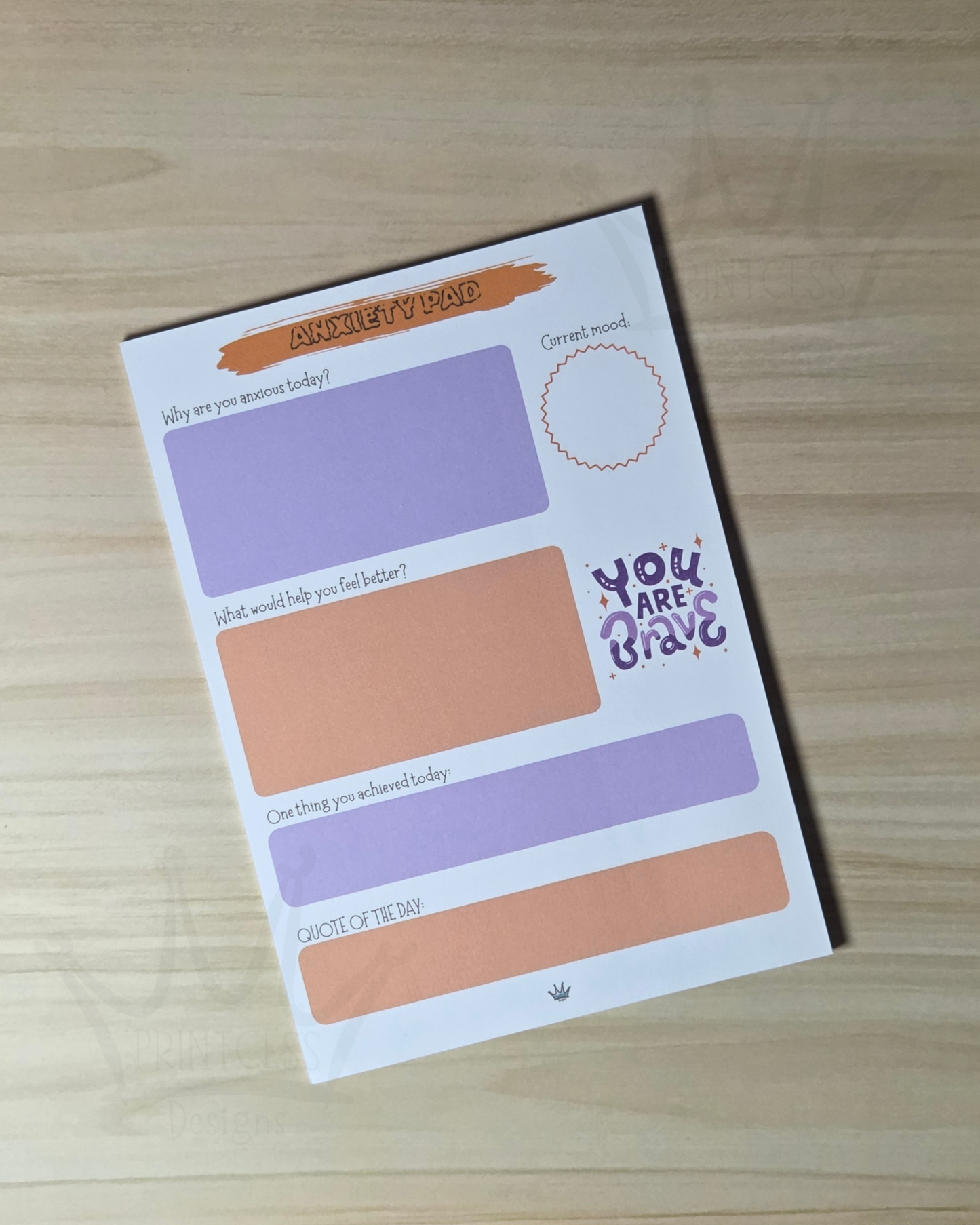 Anxiety Pad A5 Notepad