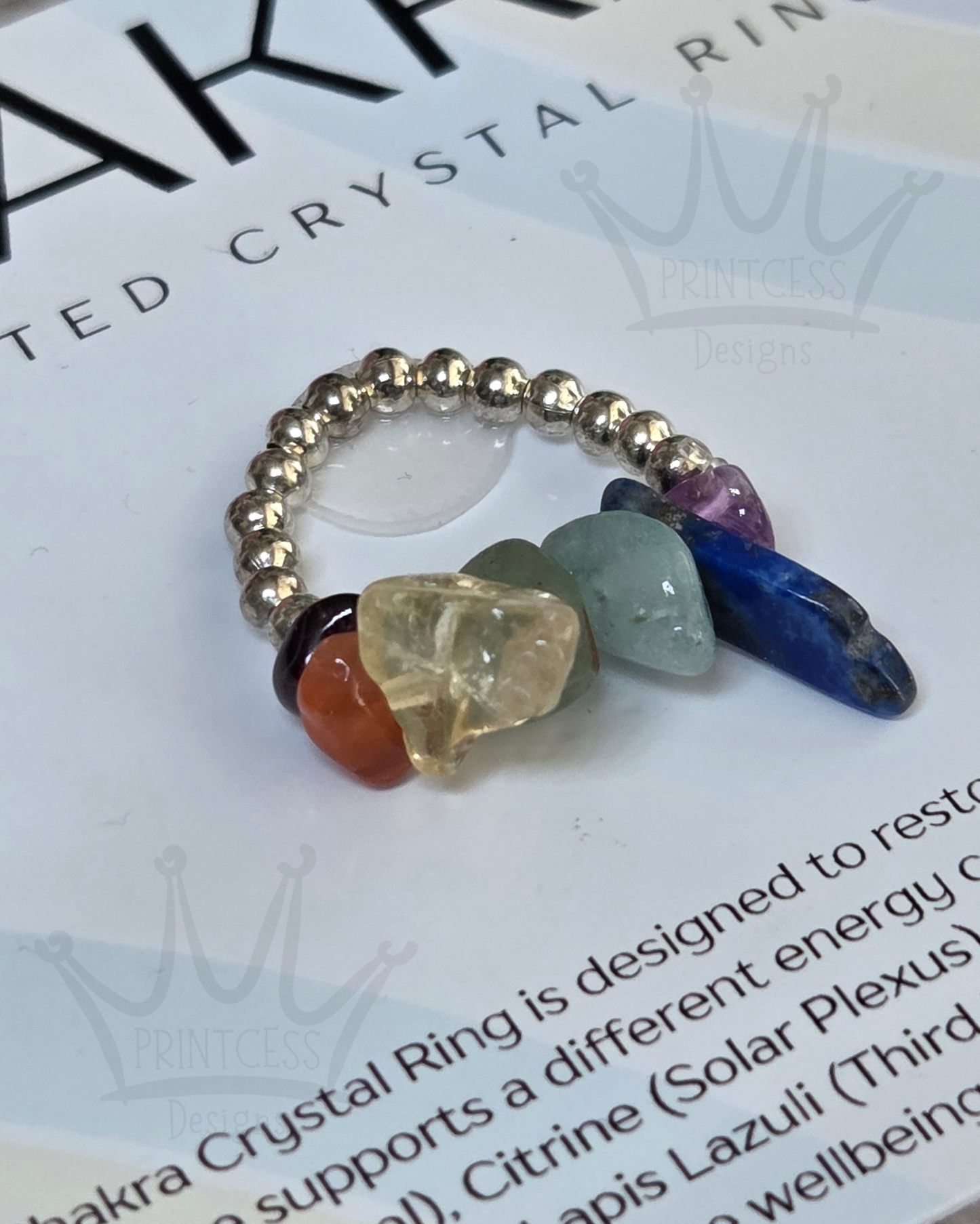 'Chakra' Elasticated Ring