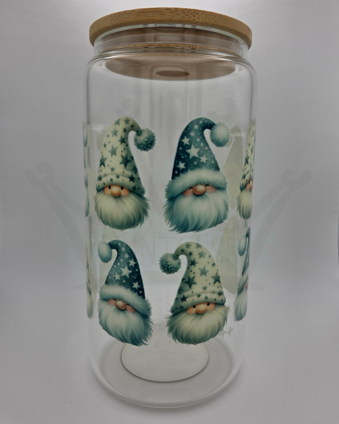 'Winter Gonks' 16oz Libby Glass