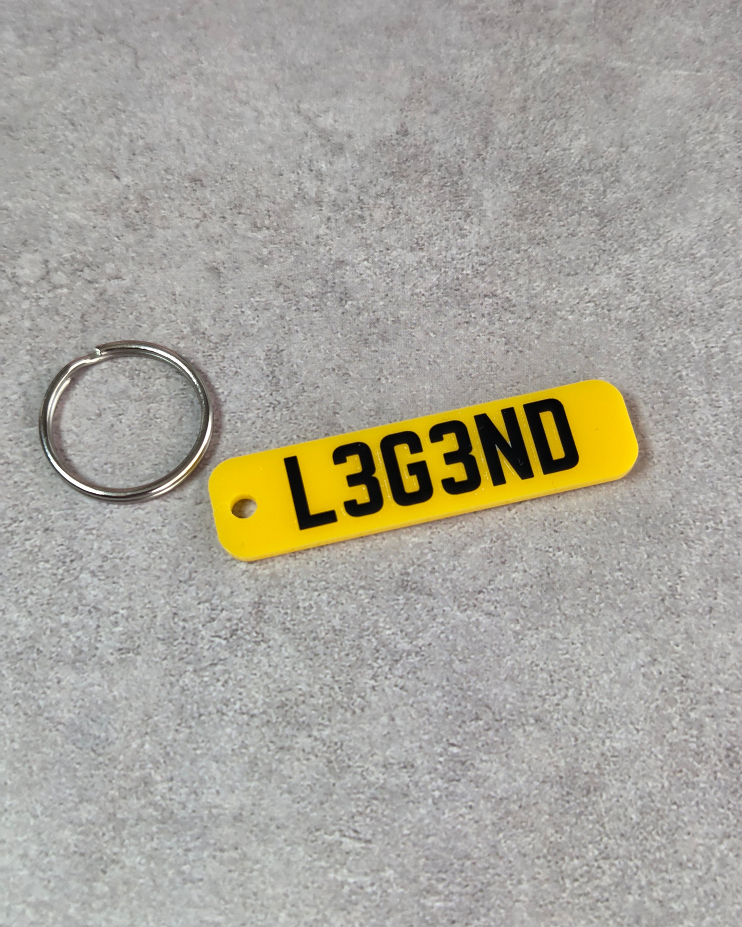 'Legend' Reg-Plate Keyring