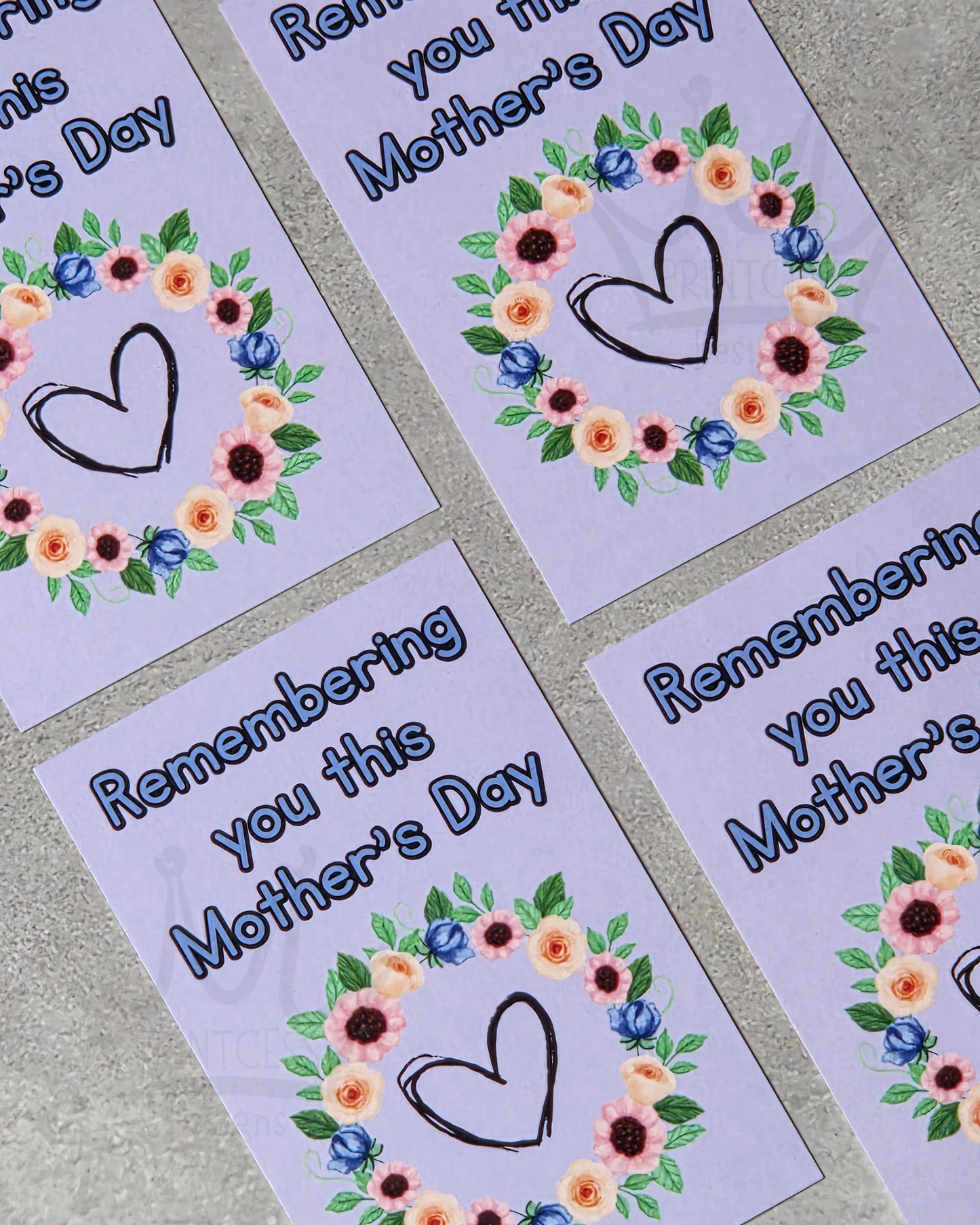 Lilac Remembering Mother's Day - Mini Keepsake Print