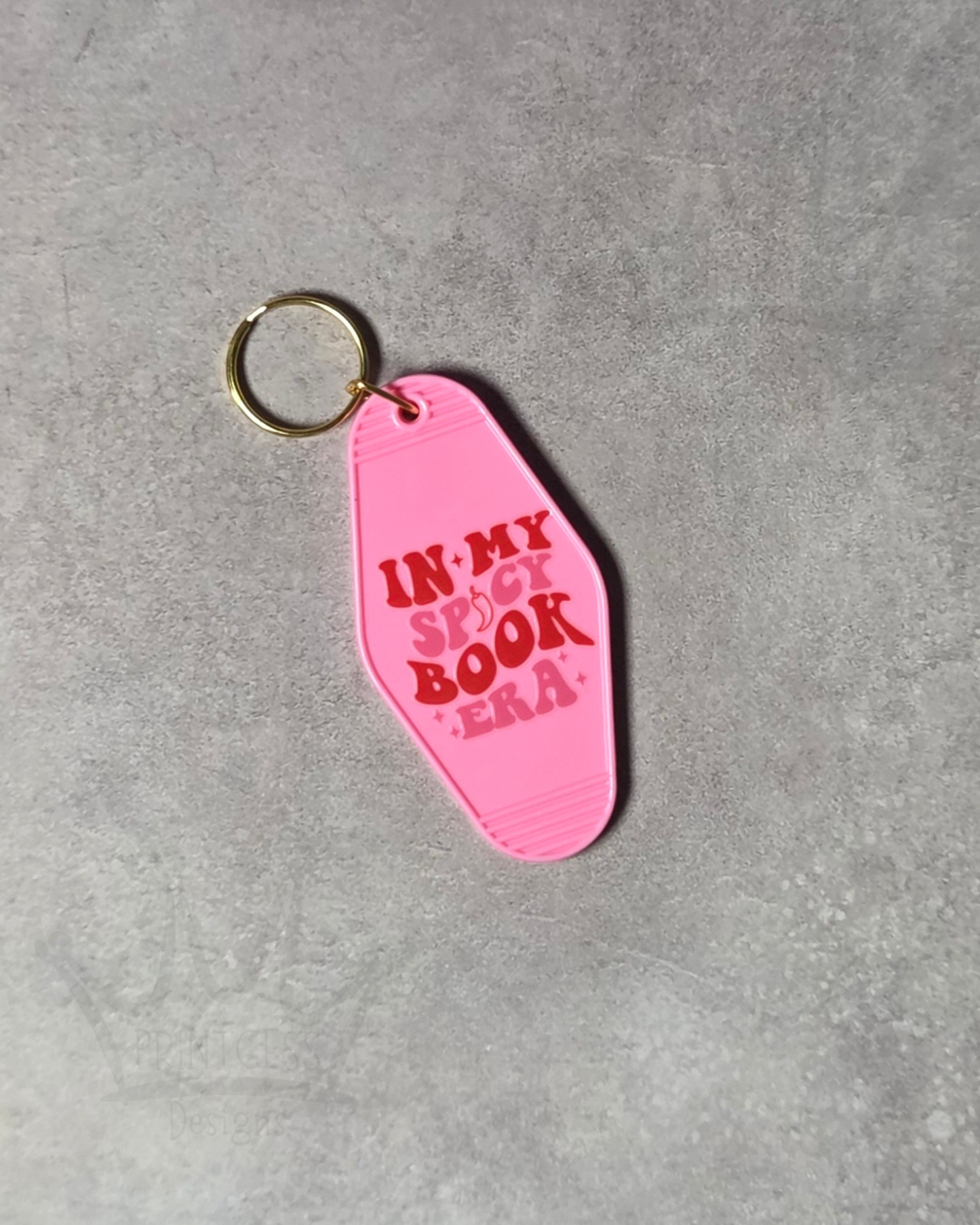 'Spicy Book Era' Keyring (pink)