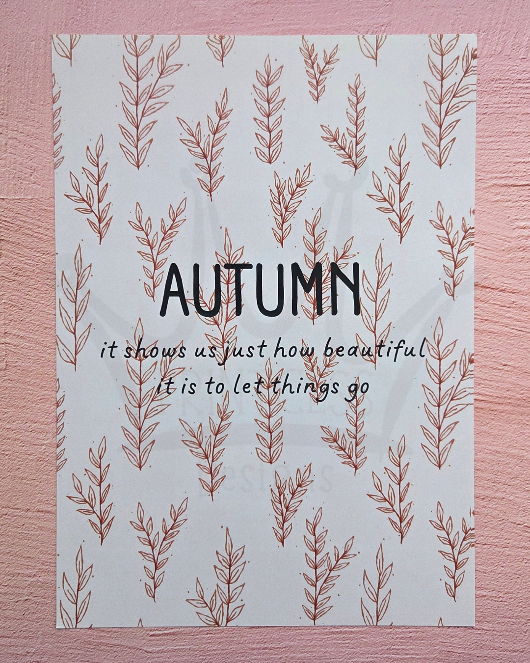 Autumn how Beautiful A4 Print