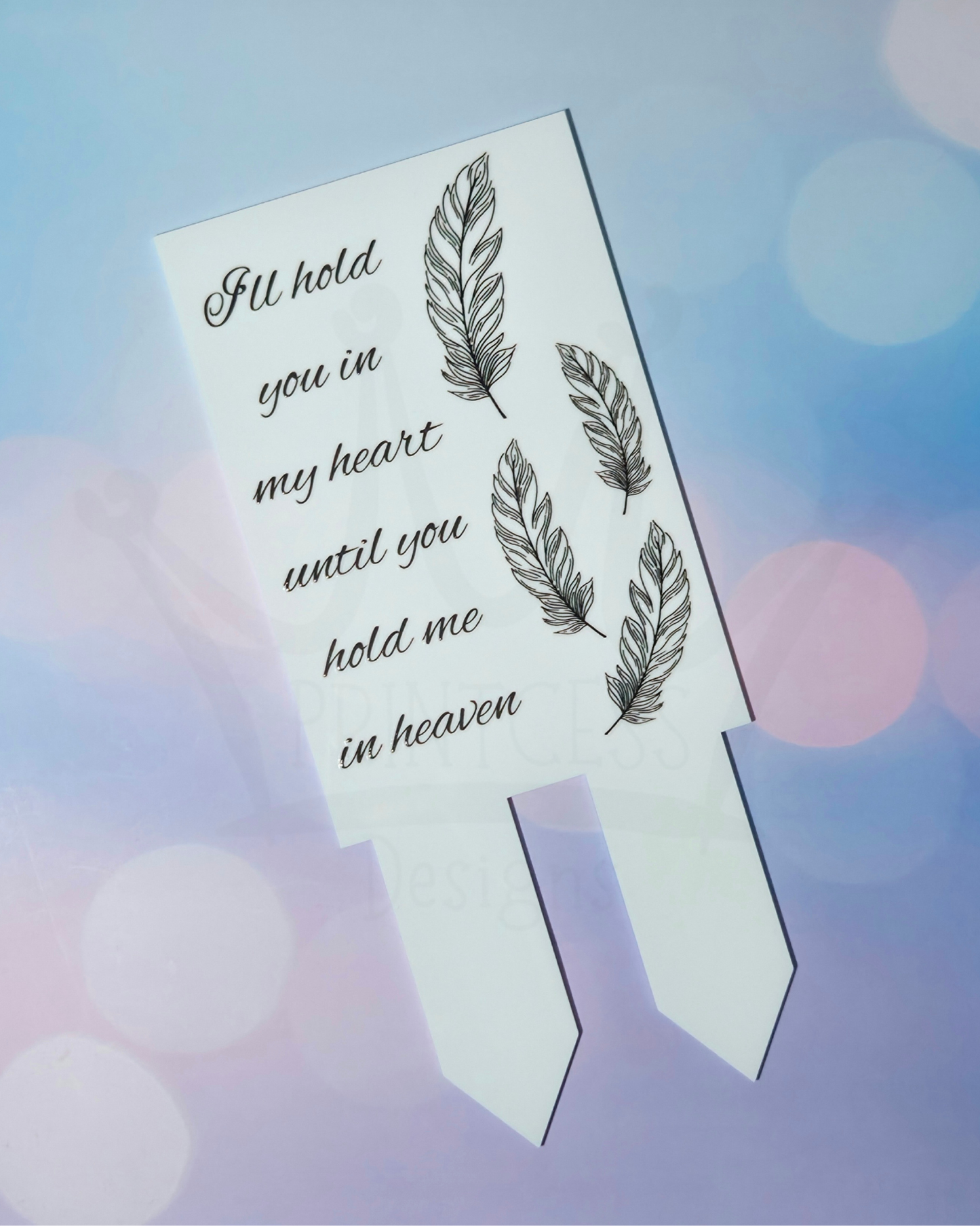 'Hold You' Grave Marker