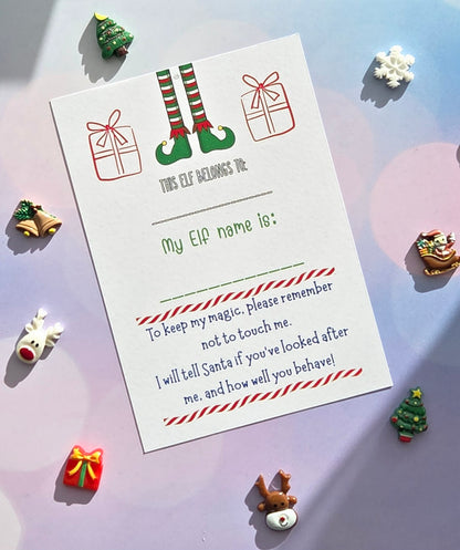 Elf Name Card