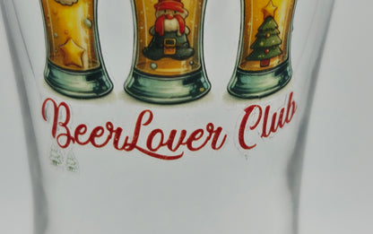 MISHAP: 'Holiday Spirit' Beer Glass (non-refundable)