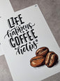 Life Coffee A5 Print