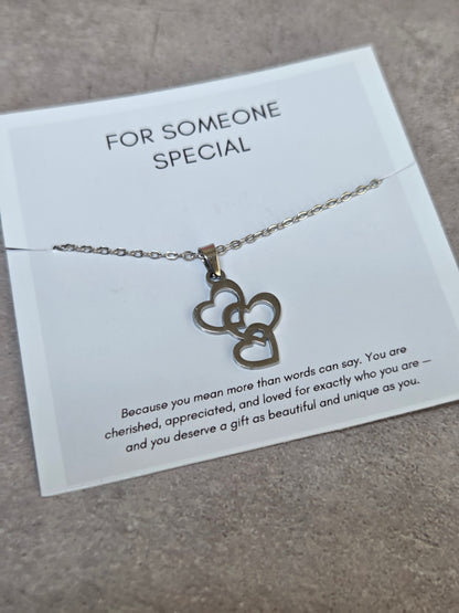 'Triple Heart' Necklace