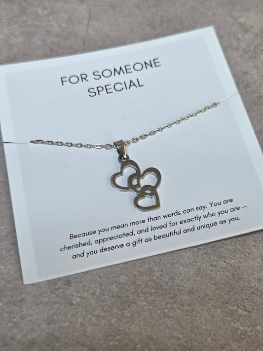 'Triple Heart' Necklace