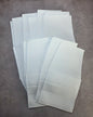 Faux Suede White Jewellery Pouches