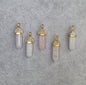 Rose Quartz Pointed Pendants