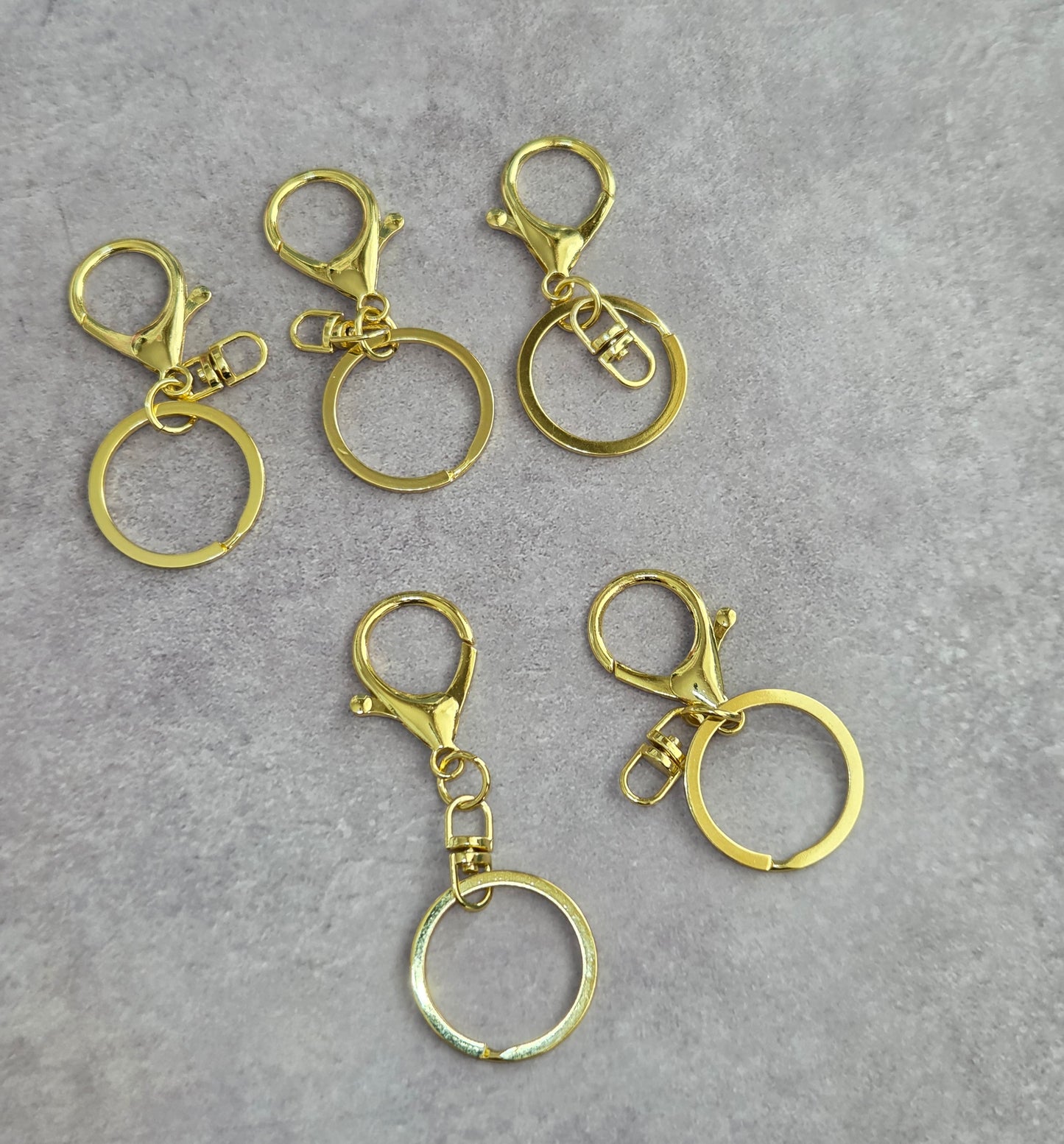 Gold Keyring Clasps
