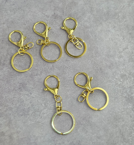 Gold Keyring Clasps