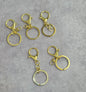 Gold Keyring Clasps