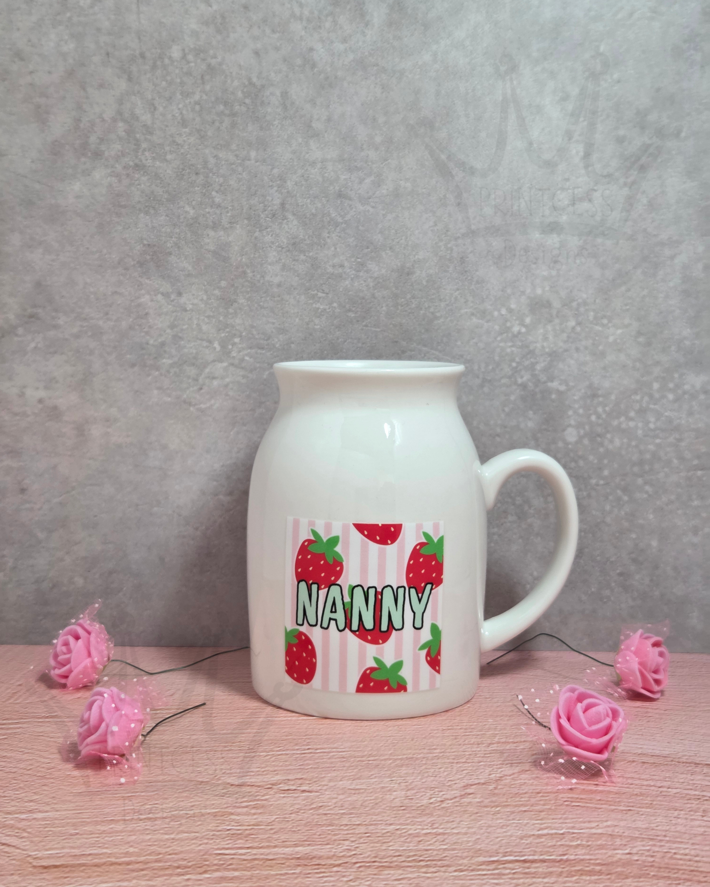 'Nanny Strawberry' Ceramic Jug 300ml