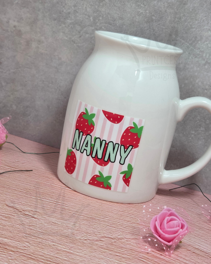 'Nanny Strawberry' Ceramic Jug 300ml