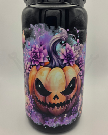 'Pumpkin Trio' 16oz Libby Glass