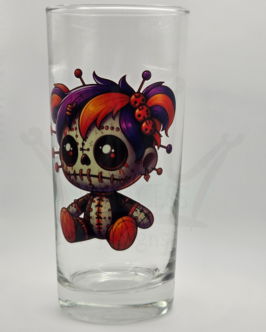 'Pin Doll' Purple 40cl Glass