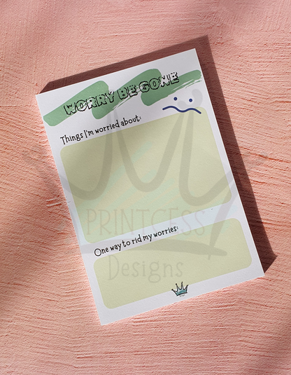 Worry Be Gone Notepad A5