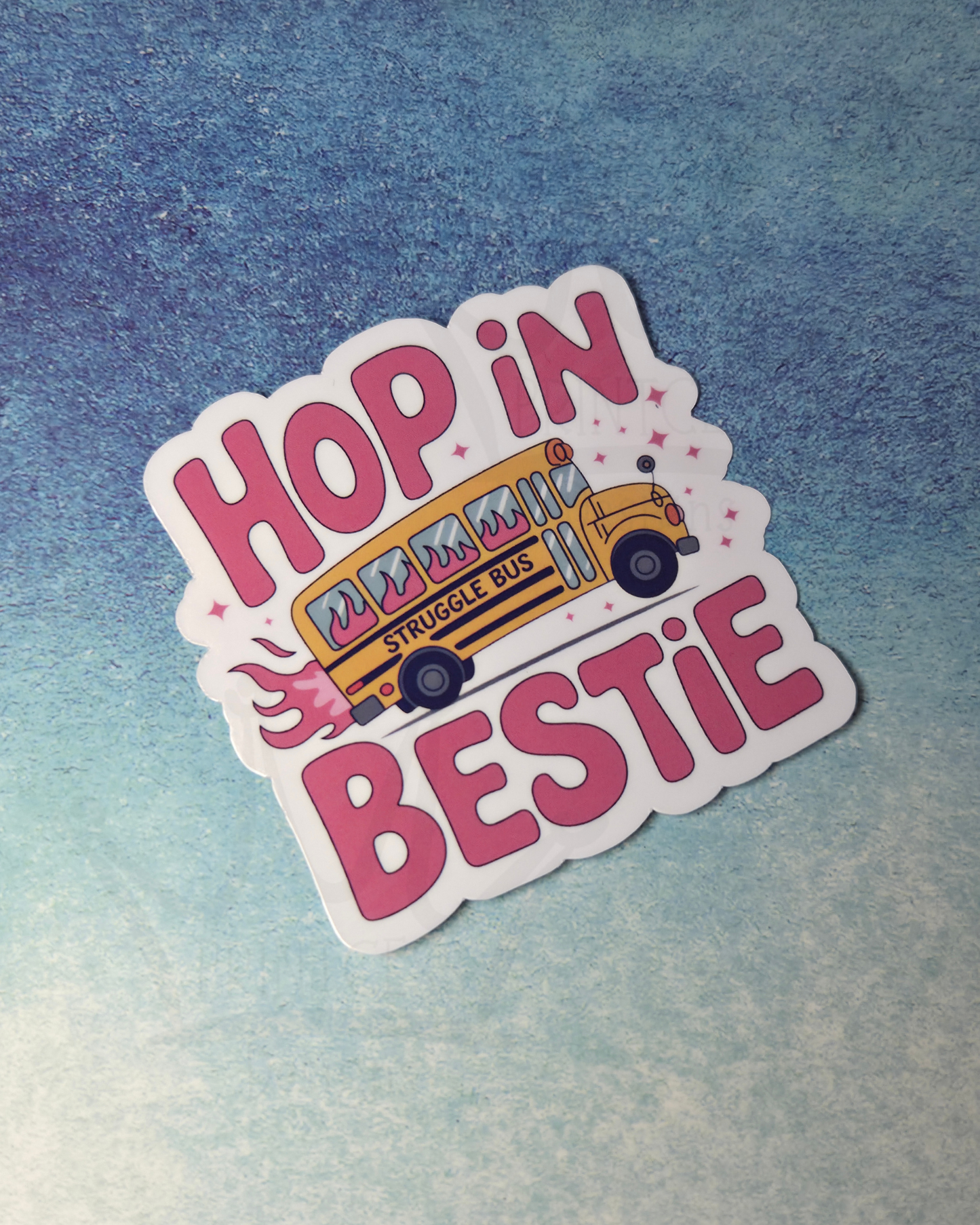 'Hop in Bestie' Sticker