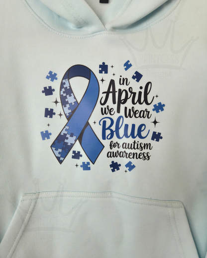 'April Wear Blue Autism' - Children's Hoodie
