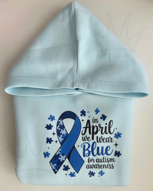 'April Wear Blue Autism' - Children's Hoodie