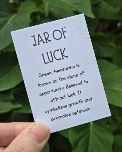 Jar of Luck - Green Aventurine