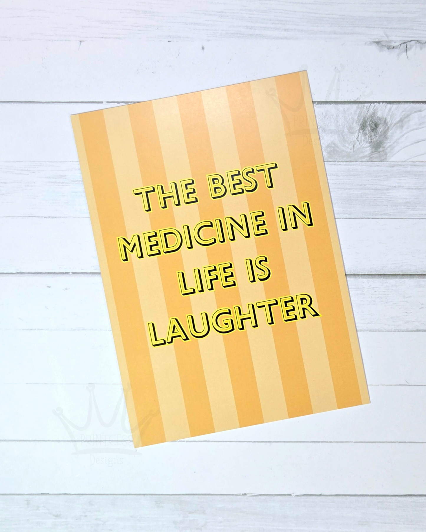 Best Medicine is Laughter A5 Print