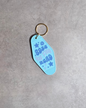 'Boss Road' Keyring (pastel blue)