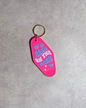 'Boss Road' Keyring (hot pink)