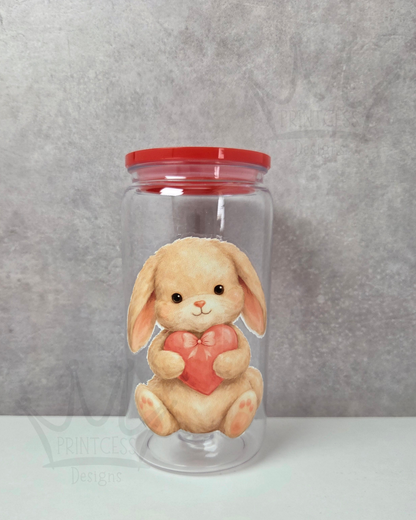 'Bunny Heart' - Plastic Libby Cup