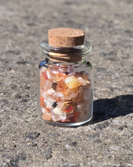 Mini Jar of Courage - Carnelian