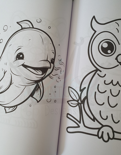 Children's Colouring Book: Animals