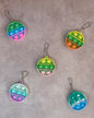 Fidget Pop-It Keyring - circle design