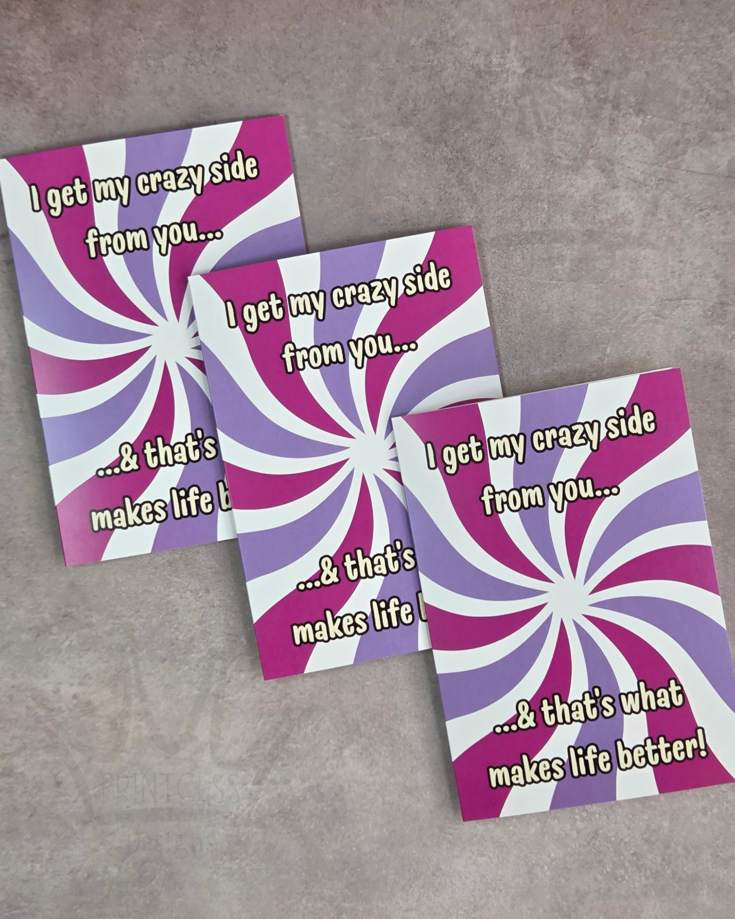 'My Crazy Side' Greeting Card