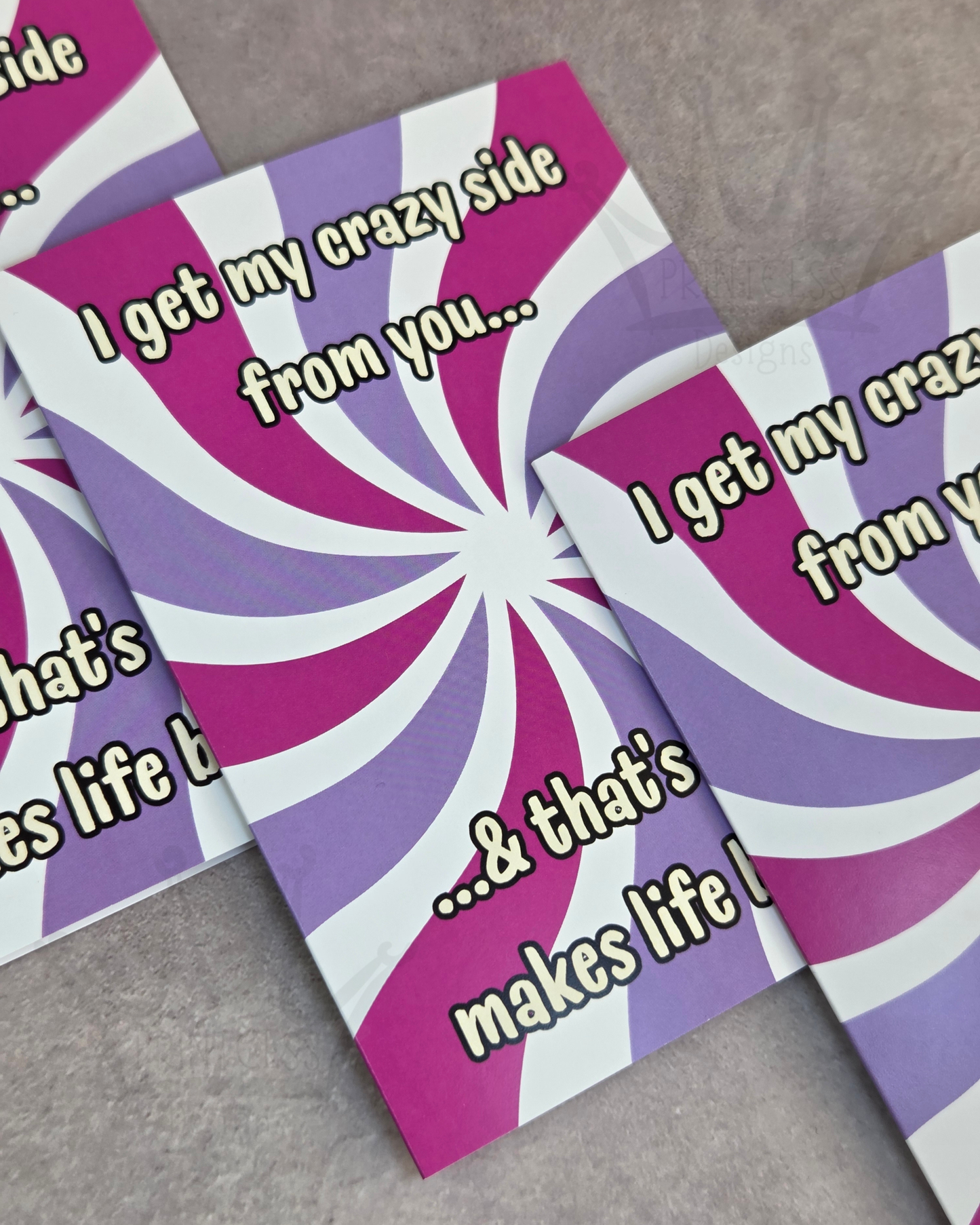 'My Crazy Side' Greeting Card