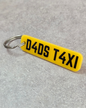 'Dad's Taxi' Reg-Plate Keyring