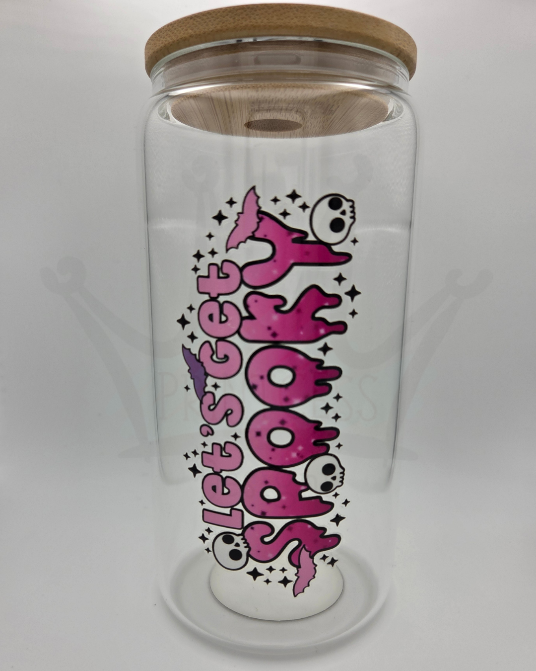 'Let's Get Spooky' 16oz Libby Glass