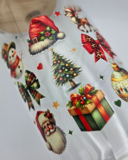 'Traditional Christmas' 16oz Libby Glass