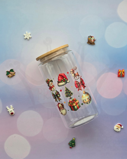 'Traditional Christmas' 16oz Libby Glass