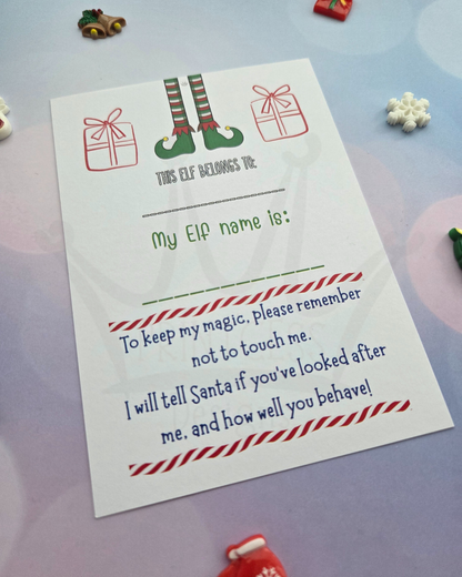 Elf Name Card