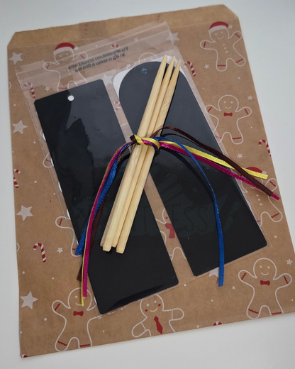 Scratch Art Bookmark Set
