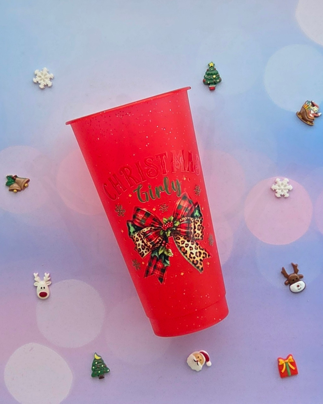 'Christmas Girly' 24oz Tumbler