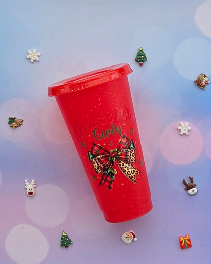 'Christmas Girly' 24oz Tumbler