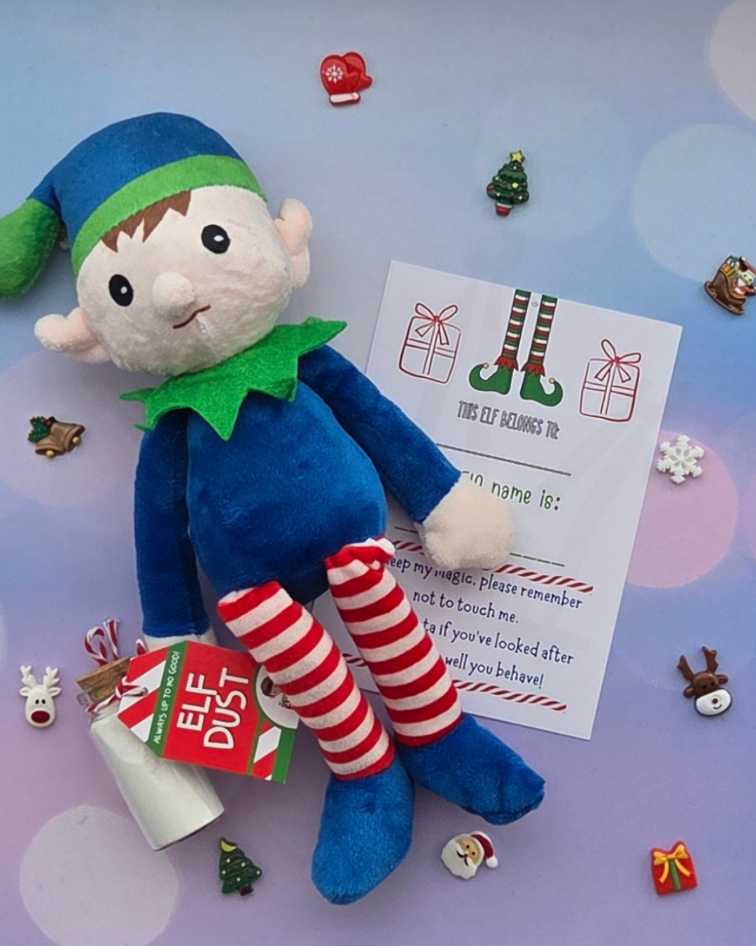 Elf Plush Gift Set (red)