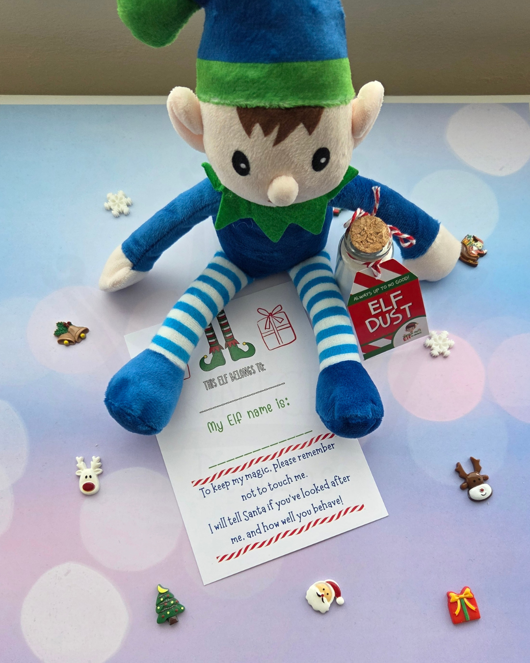 Elf Plush Gift Set (blue)