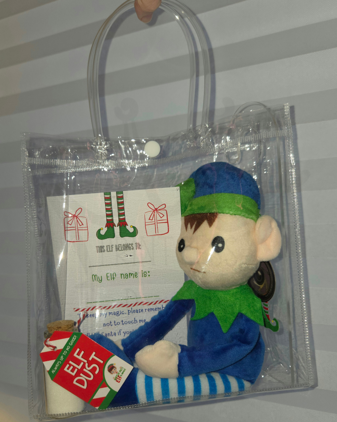 Elf Plush Gift Set (blue)