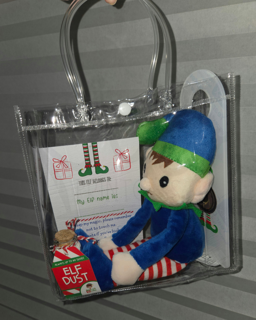 Elf Plush Gift Set (red)